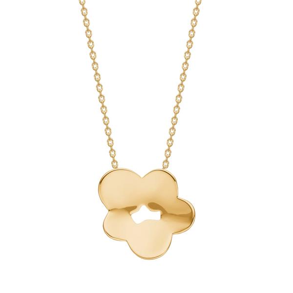 Forgyldt sølv halskæde BLOOM52, von Nordahl