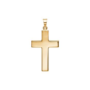 14kt. guld kors 24x16, von Siersbøl