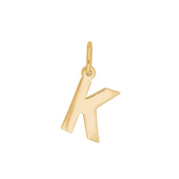Forg. sølvvedhæng bogstav - K , von Siersbøl