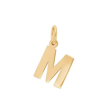 Forg. sølvvedhæng bogstav - M , von Siersbøl