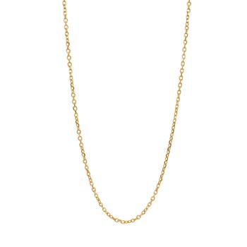 SON kæde stål IP gold, anker facet  45+5cm, von Son of Noa