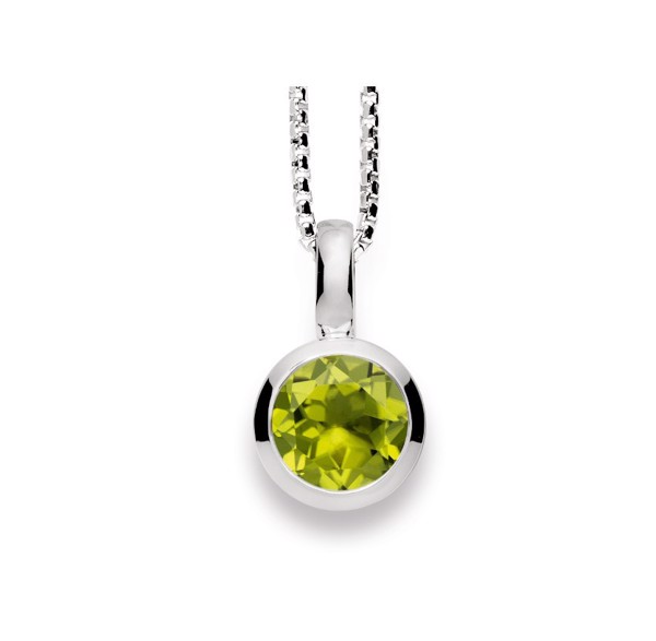 925/- Vedhæng blank, peridot 1.30ct, von Bastian Inverun