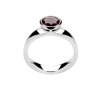 925/- Ring blank, Granat 1,40ct, von Bastian Inverun