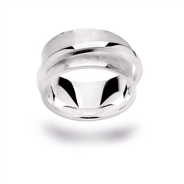 925/- Ring, rho. mat/blank, von Bastian Inverun