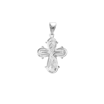 RHOD. SØLV D.KORS GRAVERET 17 X 20,5 MM, von Aagaard