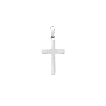 RHOD. SØLV KORS 13 X 19,5 MM, von Aagaard