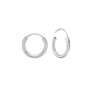 RHOD. SØLV CREOL 16MM, TRÅD 2 MM M/VIPPE, von Aagaard