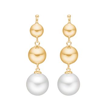 Forg. sølv system-vedhæng m. perle, von Heinzendorff