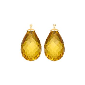 Glas facetteret farve70 m/fg sølv - par, von Heinzendorff