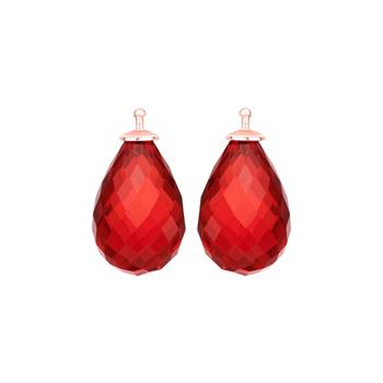 Glas facetteret farve20 m/rfg sølv - par, von Heinzendorff