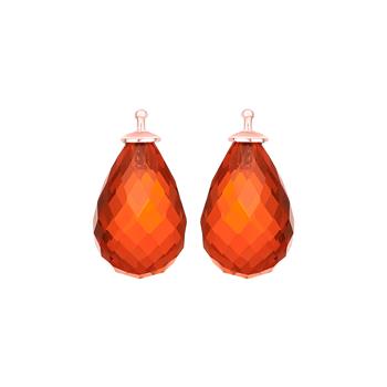 Glas facetteret farve68 m/rfg sølv - par, von Heinzendorff