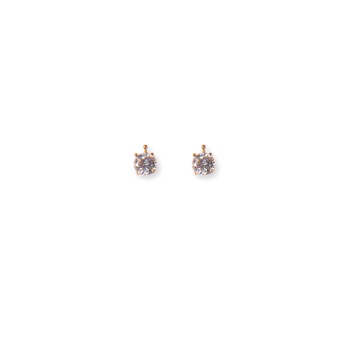 Cubic Zirkonia 7mm color01 aus Silber - Paar, von Heinzendorff