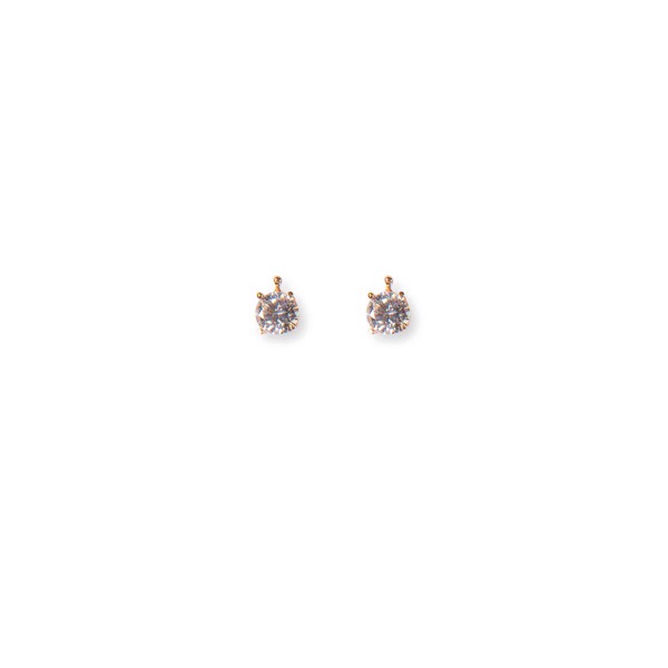 Cubic Zirkonia 7mm color01 aus Silber - Paar, von Heinzendorff