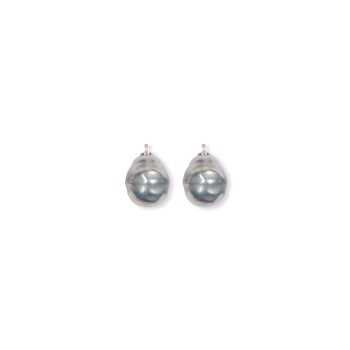 Mallorca Perlen Barock Farbe93 mit Rh Silber - Paar, von Heinzendorff