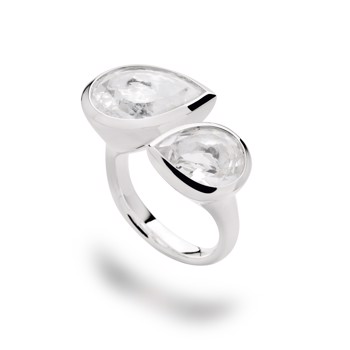 925/- Ring blank, bjergkrystal 9,45CT, von Bastian Inverun