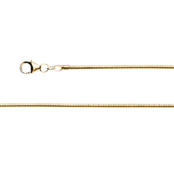925/- Omega kæde Tonda karabin, fg 1,6 mm 45cm, von Bastian Inverun