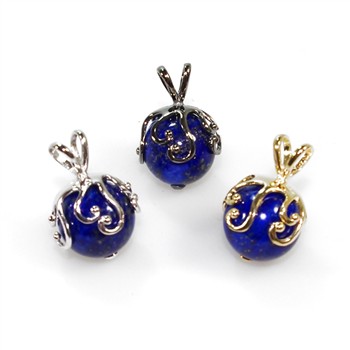 Lapis vedhæng i Sterlingsølv Forgyldt, von San - Links of Joy