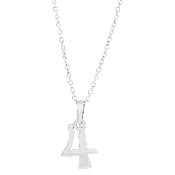 SIERSBØL sølv rhod. vedhæng 4 inkl. kæde, von Siersbøl