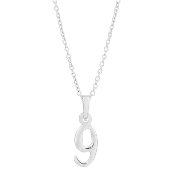 SIERSBØL sølv rhod. vedhæng 9 inkl. kæde, von Siersbøl