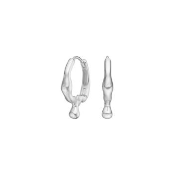 Rhd. sølv creoler FLUID52, von Nordahl