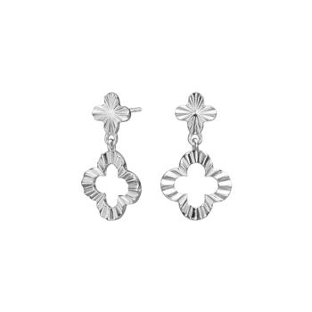 Rhd. sølv ørehængere CLOVERA52, von Nordahl