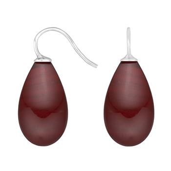 Rhod. sølvøreh. m/bøhmisk kvartsglas farve84, von Heinzendorff