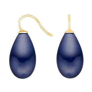 Forg. sølvøreh. m/bøhmisk kvartsglas farve84, von Heinzendorff