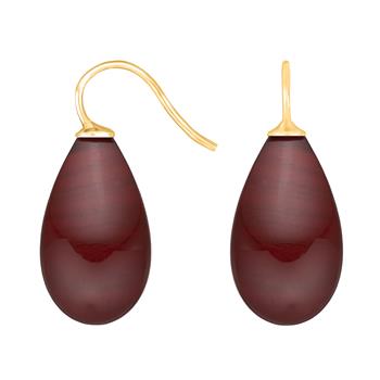 Forg. sølvøreh. m/bøhmisk kvartsglas farve84, von Heinzendorff