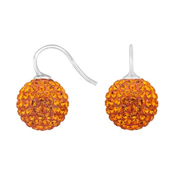 Rhod. sølvøreh. pavékugle m/Krg farve68, von Heinzendorff