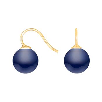 Forg. sølvøreh. m/bøhmisk kvartsglas kugle 12mm, von Heinzendorff