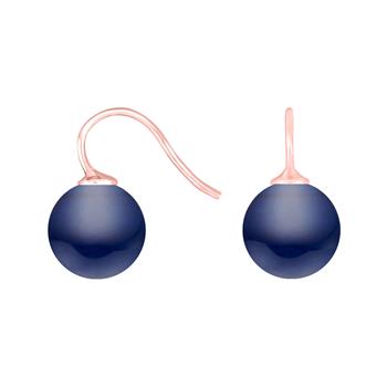 Rosaforg. sølvøreh. m/bøhmisk kvartsglas kugle 12mm, von Heinzendorff