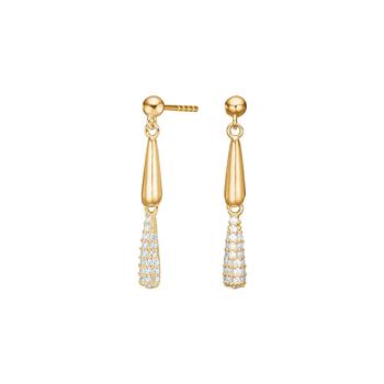 Forgyldt sølv ørehængere ROMYNOR, von Joanli Nor