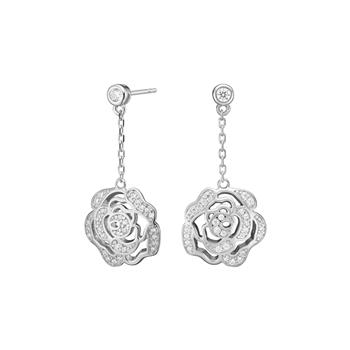 Rhd. sølv ørehængere SANDRANOR, von Joanli Nor