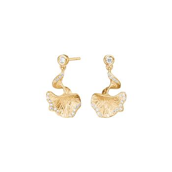 Forgyldt sølv ørehængere SELMANOR, von Joanli Nor