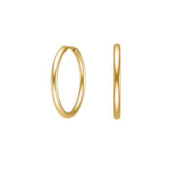 Creoler stål 21mm IP gold CALMA, von Nordahl