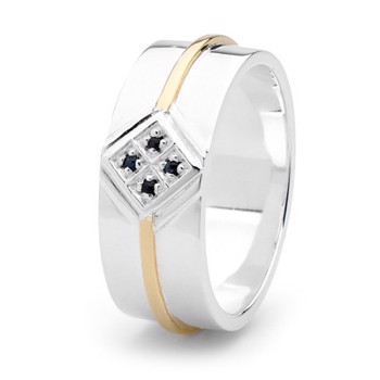 Sterling Silver Gentsring, from Bee