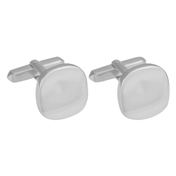 SON rhod. sølvmanchetknapper poleret, von Son of Noa