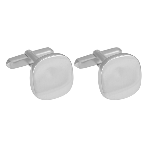 SON rhod. sølvmanchetknapper poleret, von Son of Noa