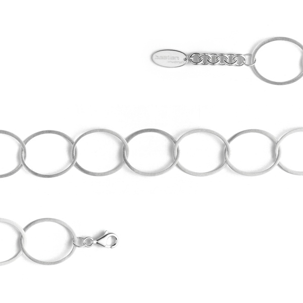 925/- armbånd mat, 17cm + 2cm, von Bastian Inverun