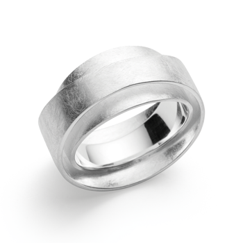 925/- Ring, rho. børstet, von Bastian Inverun