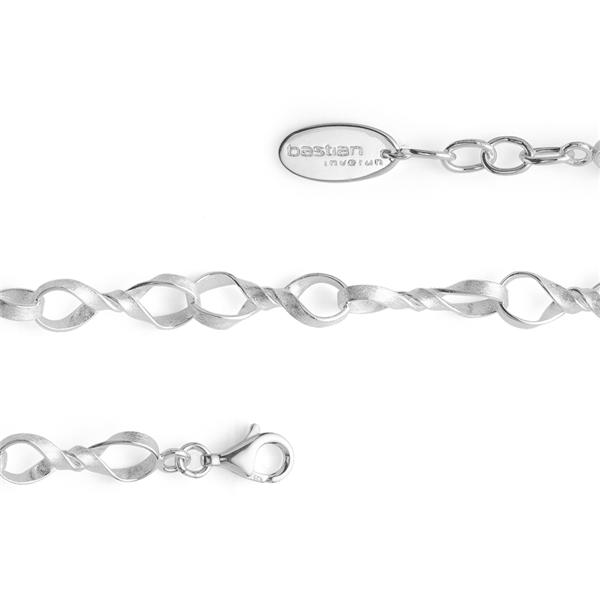 925/- Armband-Kratzmatte, 19cm + 1,5cm, von Bastian Inverun
