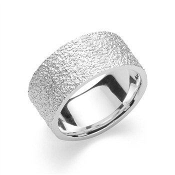 925/- Ring specielt struktureret, von Bastian Inverun