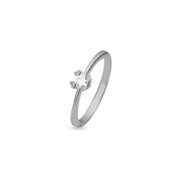 MARY Ring 14K, HV LG DIAM 0,25CT W/VS, von Aagaard