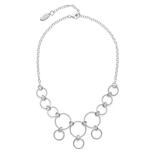 925/- collier mat/blank, 40cm + 5cm, von Bastian Inverun