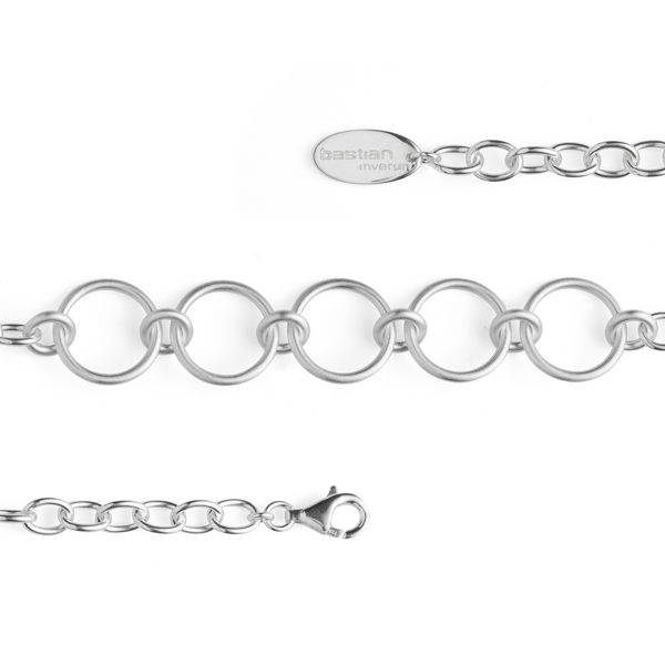 925/- armbånd mat/blank, 19cm, von Bastian Inverun