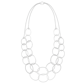 925/- collier mat/blank, 100cm, von Bastian Inverun