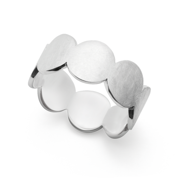 NOK 925 Gebürsteter Ring, von Bastian Inverun