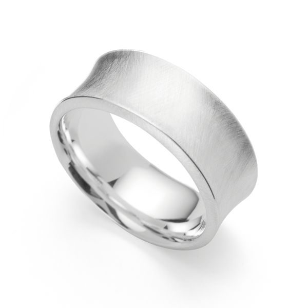 NOK 925 Gebürsteter Ring, von Bastian Inverun