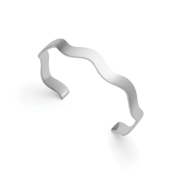 925/- armring, rhd, mat/blank, von Bastian Inverun