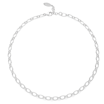 925/- collier, rhd, mat, 45+3cm, von Bastian Inverun